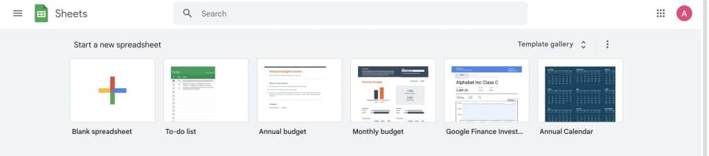Membuat Google Spreadsheet