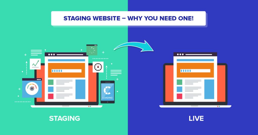 staging website