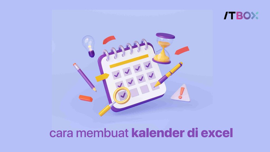 cara membuat kalender di excel