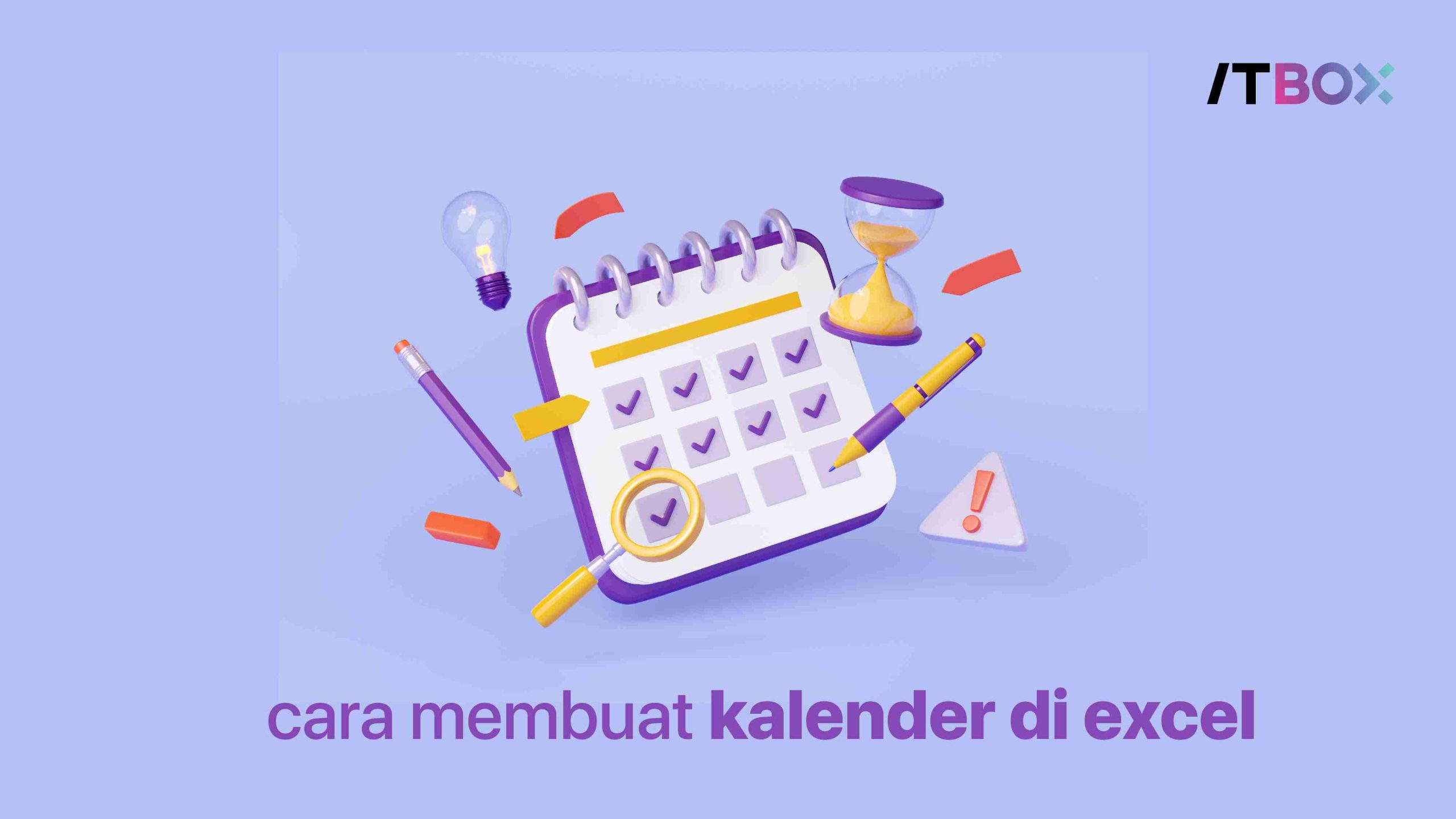 cara membuat kalender di excel