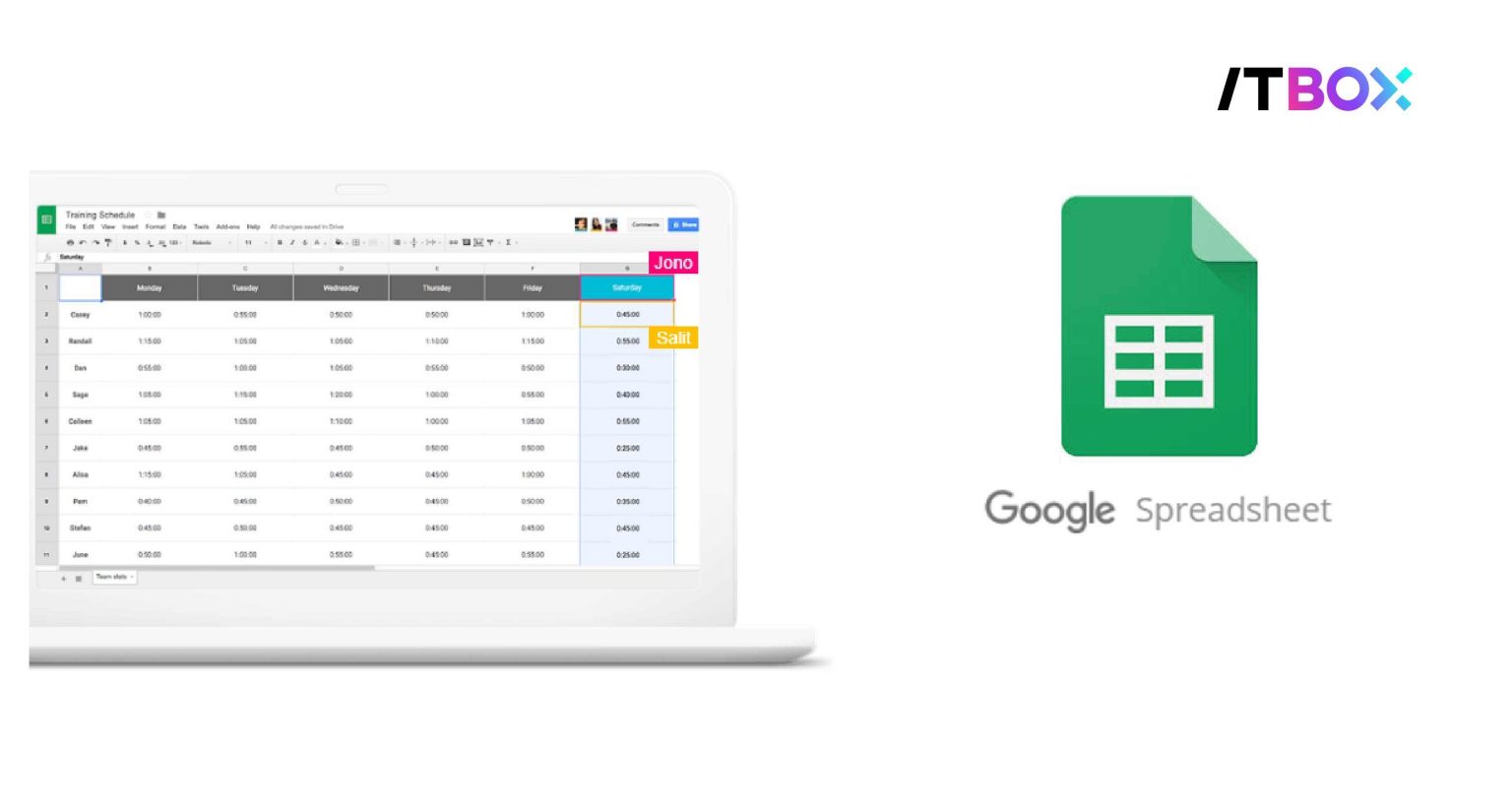 CARA MENGGUNAKAN SPREADSHEET DI LAPTOP visual data 6