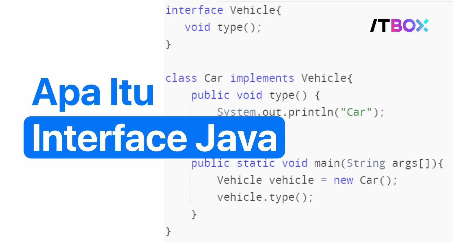 Tutorial Java Interface: Penerapan Interface dalam Pemrograman OOP dan ...