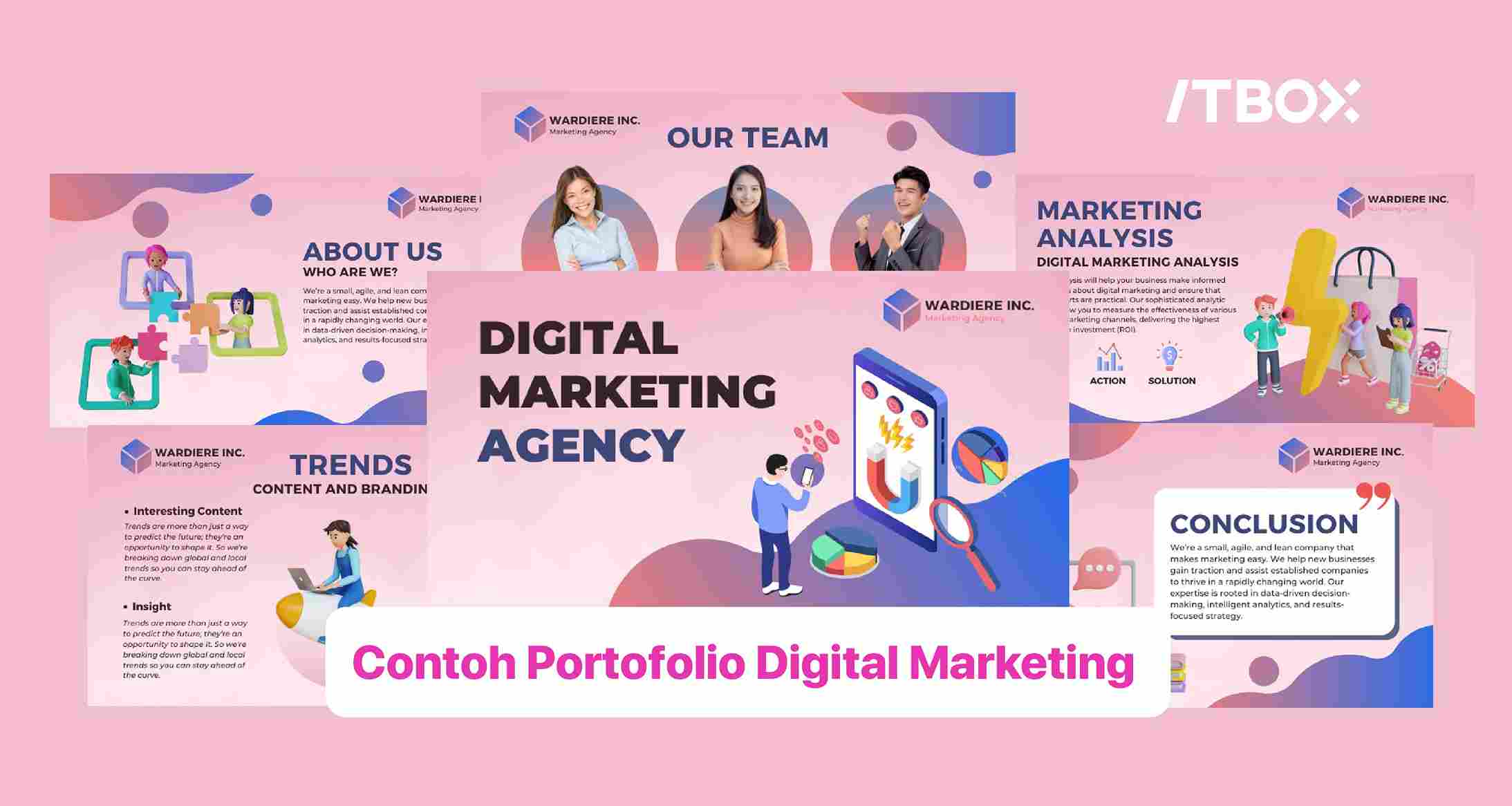 contoh portofolio digital marketing
