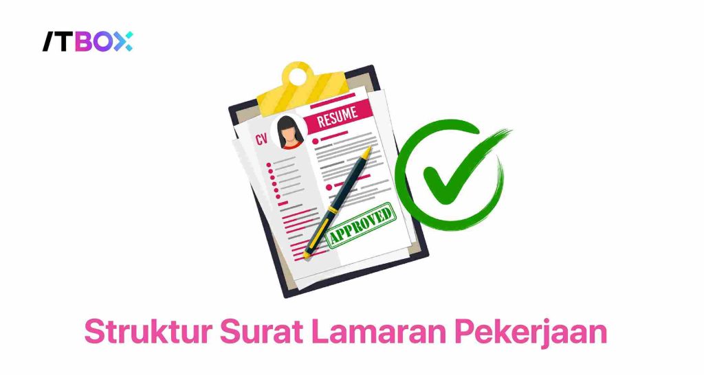 struktur surat lamaran pekerjaan