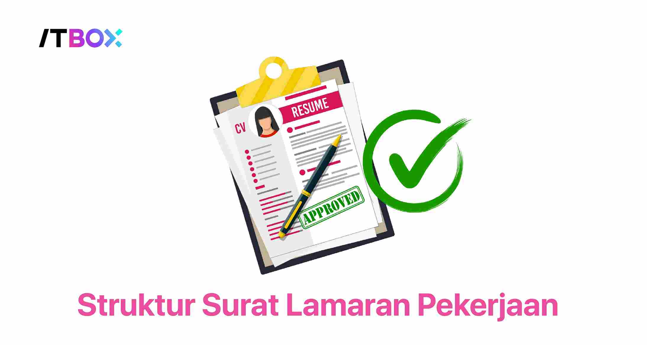 struktur surat lamaran pekerjaan